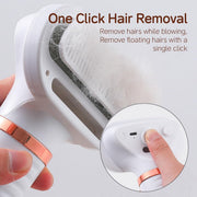 Steam Pet Grooming Dryer Brush 600 W Ionic Hot-Air Groomer with Detangling Slicker, Cool-Mist Spray, 3 Speeds & Nozzles, One-Click Self-Clean for Cats, Dogs, Rabbits & Furry Pets