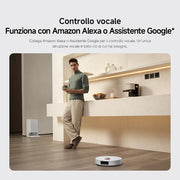 Xiaomi Robot Vacuum X20 Pro with 7000Pa Suction power, Auto Mop washing, Hot air drying, Auto dust collection, Carpet Detection, LDS, 160min Runtime, App & Voice Control, White