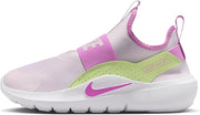 FLEX RUNNER 4 GS unisex-child Slip-On Shoes - LT VIOLET/LT MAGENTA-LT LIQUID LIME-WHIT