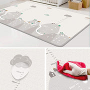 Mumoo Bear Baby Play Mat 200x180cm Extra Thick, Waterproof, Reversible Crawling Mat for Toddlers and Kids, Soft Foam Floor Mat for Indoor Use