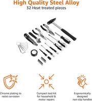 Amazonbasics 32 Piece Household Tool Set