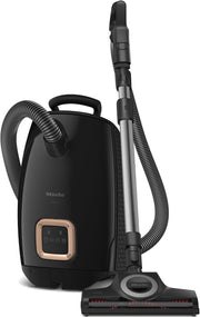 Miele Guard S1 Bagged Cylinder Vacuum Cleaner with FiberTeQ Universal Floorhead, Lightweight & Compact, in Obsidian Black/Space Grey(Amazon Exclusive) - Obsidian Black
