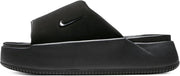 Wmns Nk Calm Elevation womens Slides - Black/Black