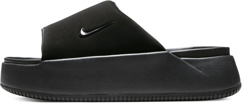 Wmns Nk Calm Elevation womens Slides - Black/Black