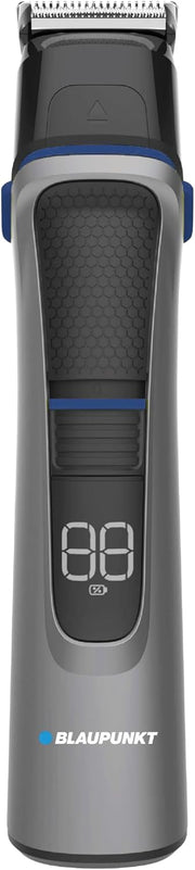 Blaupunkt 14-in-1 Trimmer & Shaver Kit for Men Precision Beard Trimmer, Nose & Body Groomer, USB-C Rechargeable, LCD Display, 120 Min Runtime, Quick Charge, Multiple Guide Combs