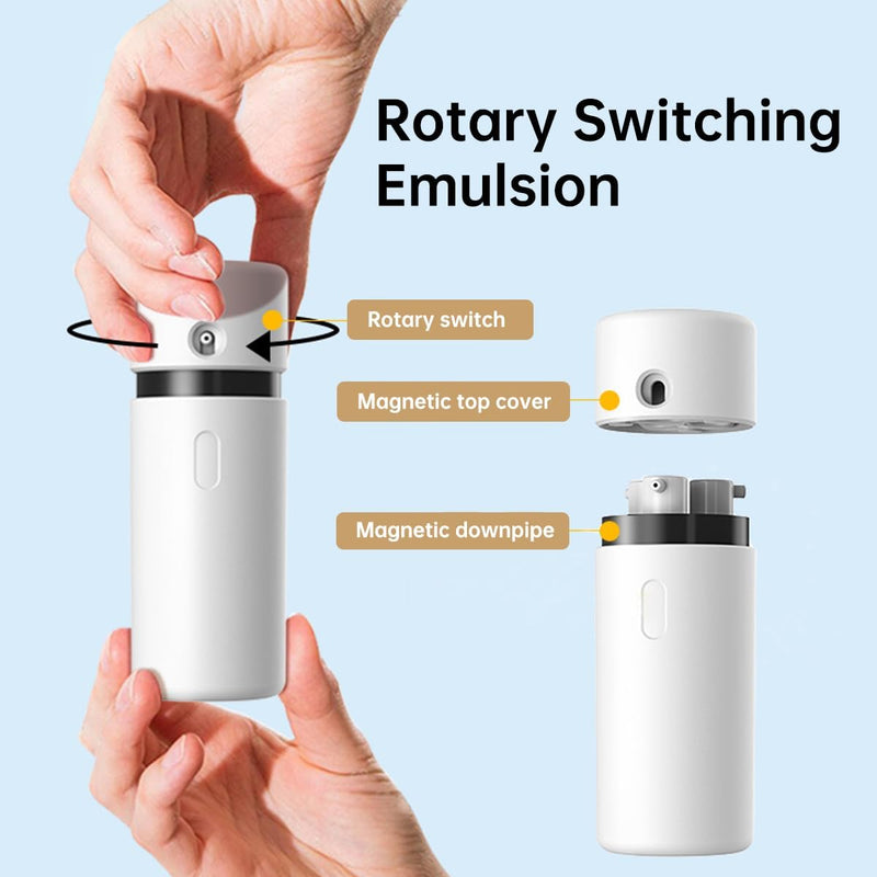 Travel Dispenser Bottle 3-in-1 Leak-proof Cosmetic Containers Refillable Pump Bottle Kit, Use for Liquid, Lotion, Shampoo, (2PCS Lotion Bottles 1PCS Spray Bottle) - White