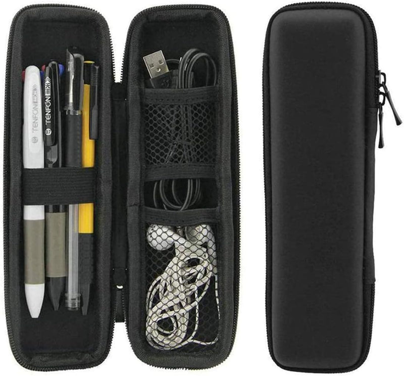 Hard Shell Pen Case Durable Stylus Pencil Case Holder EVA Hard Pencil Case for Pen Hard Shell Carrying Holder for Executive Fountain Pens Black