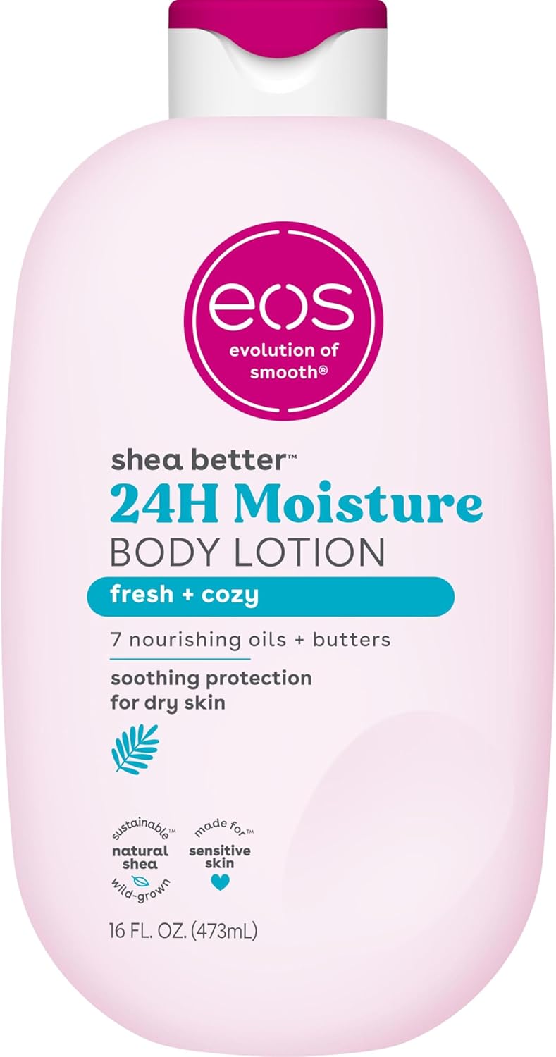 24H Moisture Travel Body Lotion- Vanilla Cashmere, Travel Size Essential, Toiletries, Mini Body Lotion For Dry Skin, 2.5 fl oz - Shea Butter 470 ml (Pack of 1)