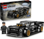 Speed Champions Ken Block's '65 Ford Mustang Hoonicorn V1 Muscle Car Toy - Model Kit w/Collectible Minifigure - Kids' Room Decor - STEM Gift for 9+ Year Old Boys & Fans - 77262