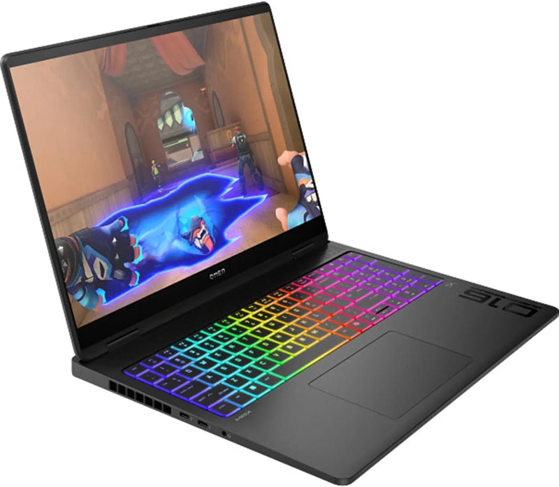 OMEN MAX Gaming Laptop 16-ah0006ne, 16" WQXGA Display, Intel Core Ultra 7-255HX, 32GB DDR5 RAM, 1TB SSD, 12GB NVIDIA GeForce RTX 5070 Ti, Eng/Arb KB, Windows 11 Home, Shadow black BE7D2EA