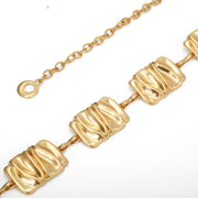 Trendy Metal Waist Chain Belt for Women, Adjustable Body Link Chain Belt, Chic Fashion Accessory for Jeans, Dresses, Casual, Party Outfits, 105CM, Gold