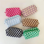 XPONNI Small cosmetic bag cute makeup bag y2k accessories aesthetic make up bag y2k purse cosmetic bag for purse, blue