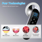 Professional Body Sculpting Machine for Cellulite Removal Cordless Electric Massager for Belly, Waist, Arms, Hips & Legs Handheld Fat Burner with LED Display Gift for Men & Women