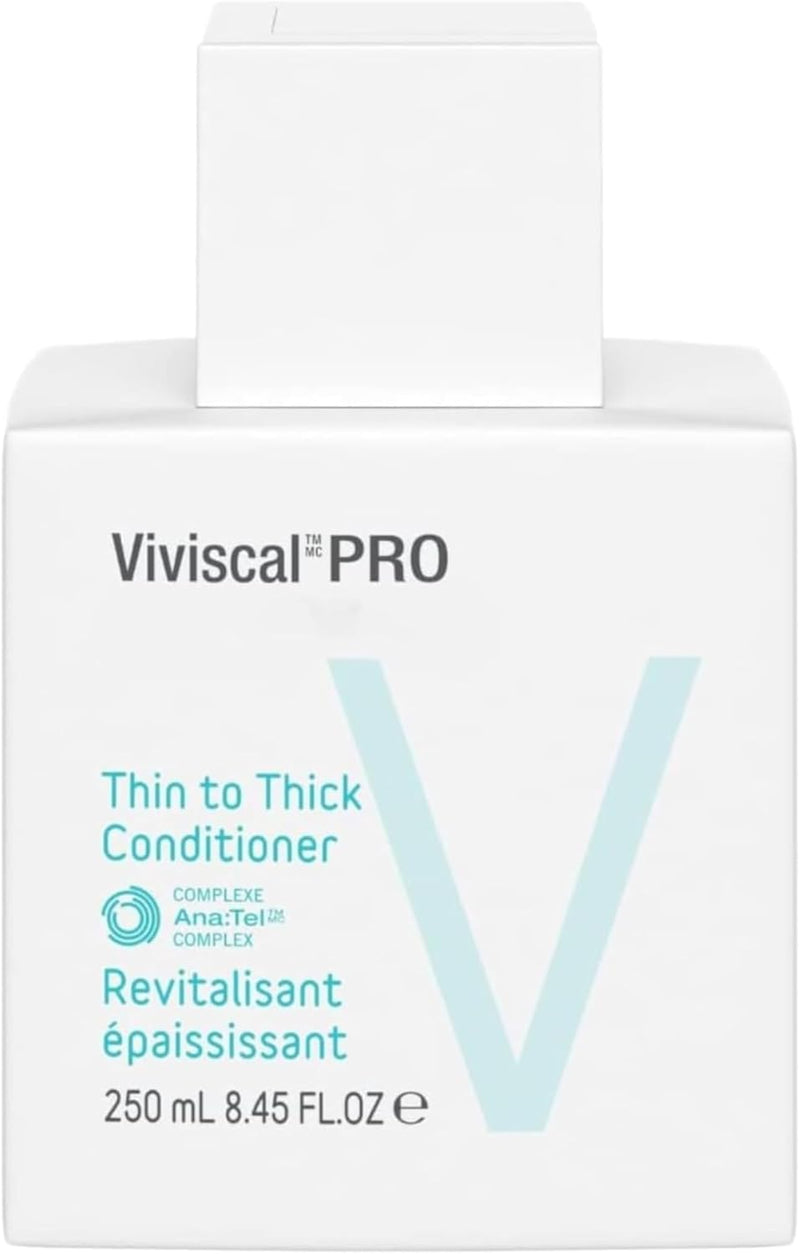 Professional Thin to Thick Conditioner with Ana:Tel, Biotin, Collagen & Keratin Promotes Thicker, Fuller & Healthy-Looking Hair, 250 ml (Packaging may vary) - Conditioner (250ml)