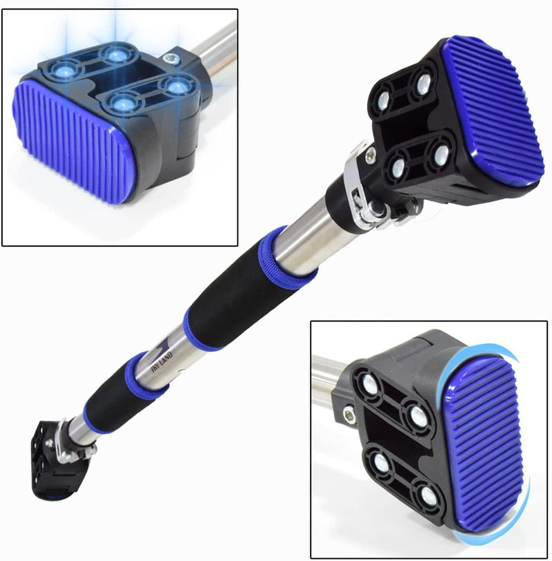 SKY LAND Adjustable Doorway Pull Up Bar & Chin Up Bar for Home Gym Upper Body Workout Equipment with Locking Mechanism, Anti-Slip Grip & Easy Installation EM-1866 (92124cm)