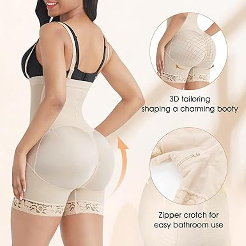 Comfy BBL Fajas Colombians Shapewear for Women Tummy Shapewear Control Body High Waist, Extra Firm Body Shaper Cincher Stomach مشد كولومبي