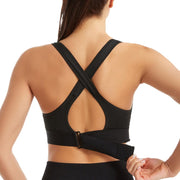 Dress Cici Zip Front Sports Bra, Longline High Impact Sports Bras