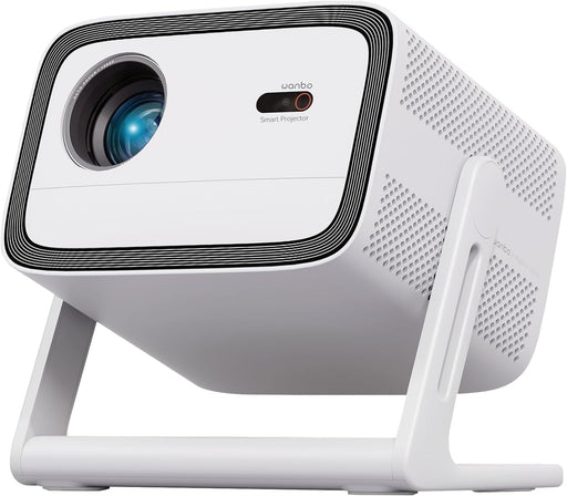 Wanbo Vali Smart Projector with WiFi and Bluetooth, Outdoor & Home Movie Projector 1080p Native, Auto Focus & Keystone, Built-in Streaming Apps & Google Store Android TV 11.0/900 ANSI/ 200 Stand