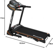 PowerMax Fitness VibroPad 3.5 HP BLDC Motorized 4 in 1 Vibration Walking Pad Treadmill for Home Use 8% Manual Incline with Remote Control Top Speed 6kh/h LED Display Running Surface 900x385mm