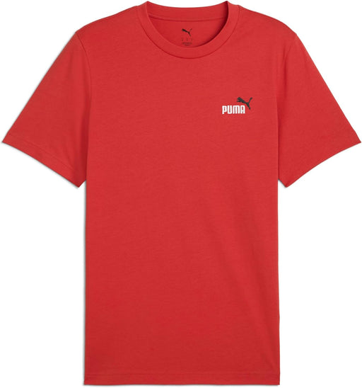 Mens ESS 2 COLOR Small No. 1 Logo Tee Sportstyle Core - Red Fire