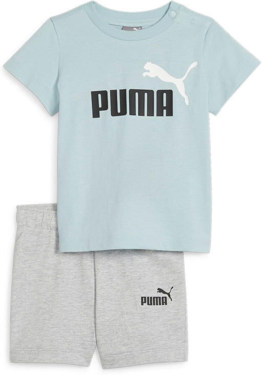 unisex-child Minicats Tee & Shorts Set Track Suit - Turquoise Surf