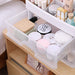 Makeup Organizer for Vanity, Skincare Organizers with 3 Drawers, Cosmetics Organizer for Skin Care, Eyeshadow, Brushes, Lipstick, Powders, Nail Polish.Great for Dresser, Bedroom, Bathroom (White)
