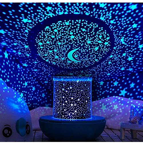 Zenzres Night Lights for Kids, Multifunctional Star Projector Lamp Night Light for Boys and Girls Birthday Gifts, Best Gift for Babyâ€™s Bedroom, 5 Colorful Films
