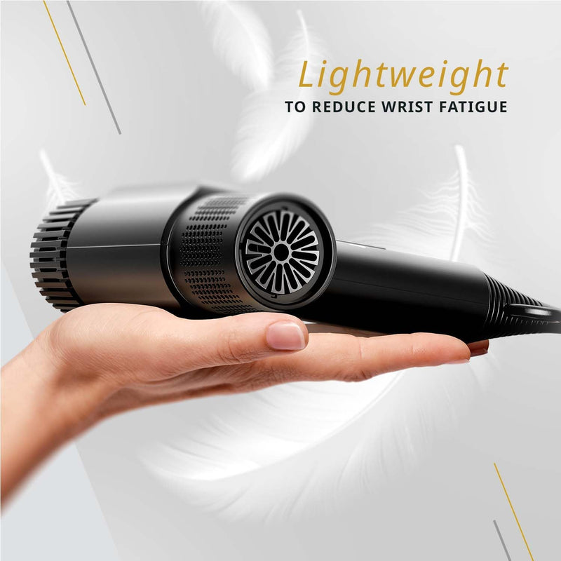 Wahl Vanquish Hair Dryer, Lightweight, LED Display, Quiet, Professional 3 Attachments, Powerful, Cool Drying, 3 Speed-Settings, Auto-Clean, Even Drying, Quick Dry