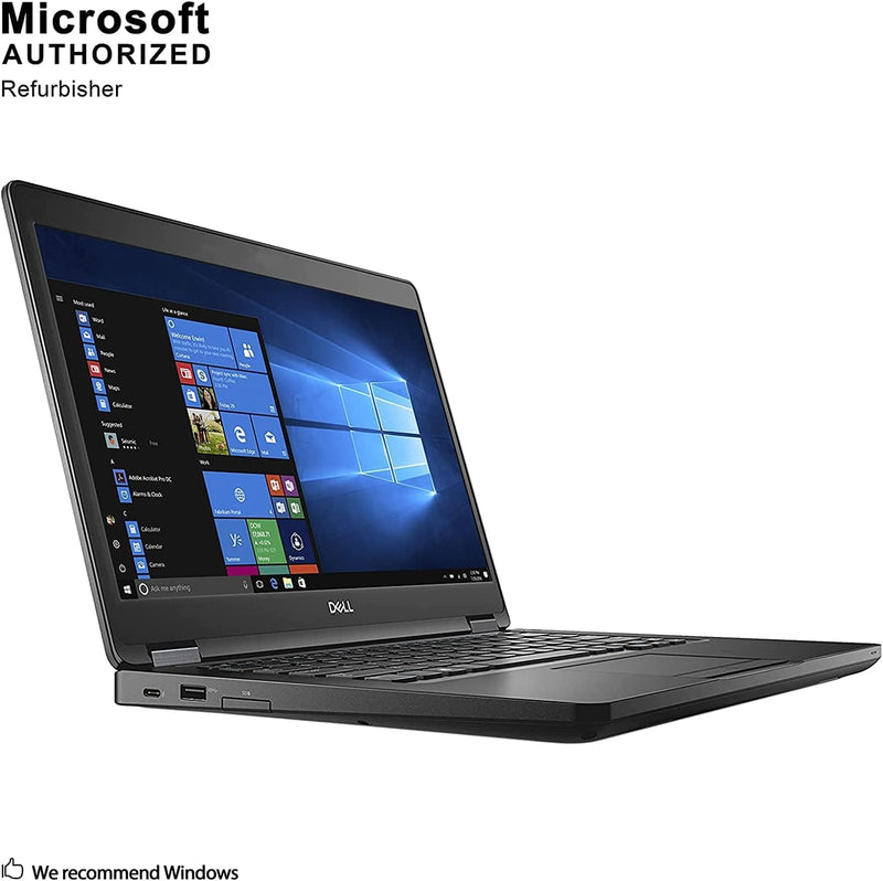 Dell (Refurbished) Latitude 5490 Intel Core i5-8250U X4 1.6GHz 16GB RAM, 512GB SSD 14 inch LCD, Black - Windows 10 Pro