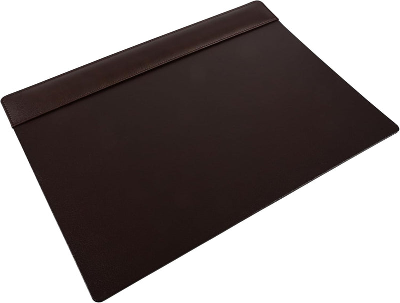 FIS Executive Desk Set with Italian PU Materials, Set of 6 Pieces Desk Set Organizer, Dark Brown Color, Pack in Gift Box-FSDS181DBR