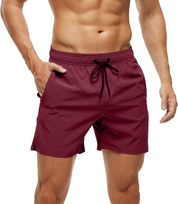 Mens Swimming Trunks Swim Shorts Gym Athletic Workout Running Sports Golf Lounge Clothes Casual Summer Beach