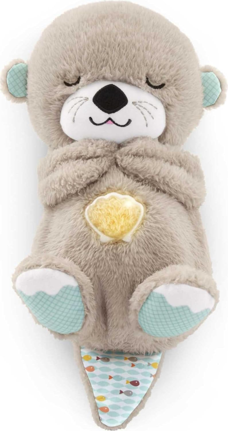 Fisher-Price Soothe 'n Snuggle Otter, Plush Infant Musical Soother - Soothe & Snuggle