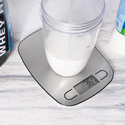 Nutricook Digital Kitchen Scale Eko, 5Kg Capacity, Stainless Steel Food Scale For Baking And Cooking - 4 Weighing Sensors, Tare/Zero, Auto-Off & Auto Calibrate Function,2 Years Warranty