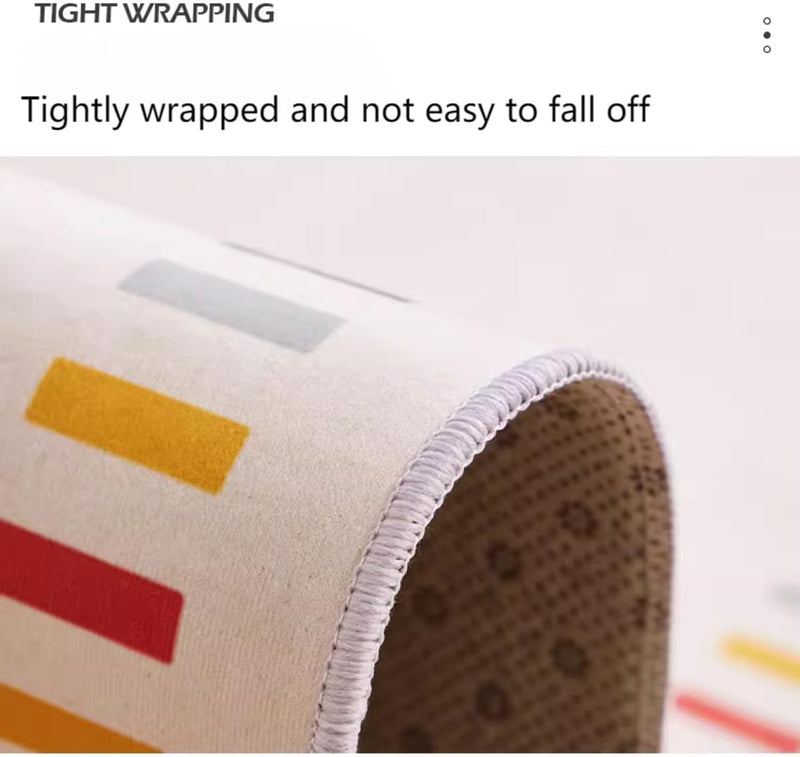 Portable Baby Play Mat, Washable Cotton Kids Playmat, Foldable Large Thick Activity, Non-Slip, Non-Toxic, Waterproof, Safe Crawling Mat For Toddler Boy Girl. (200X160CM)