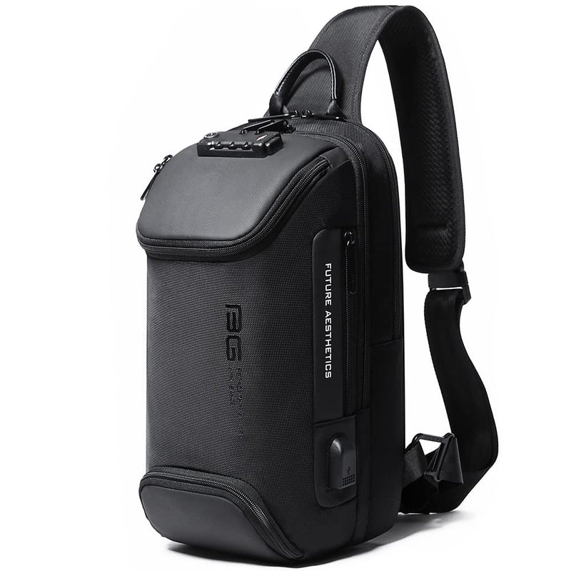 BANGE Sling Bag, Waterproof Men's Chest Bag Shoulder bags Crossbody Sling Backpack for Menâ€¦â€¦