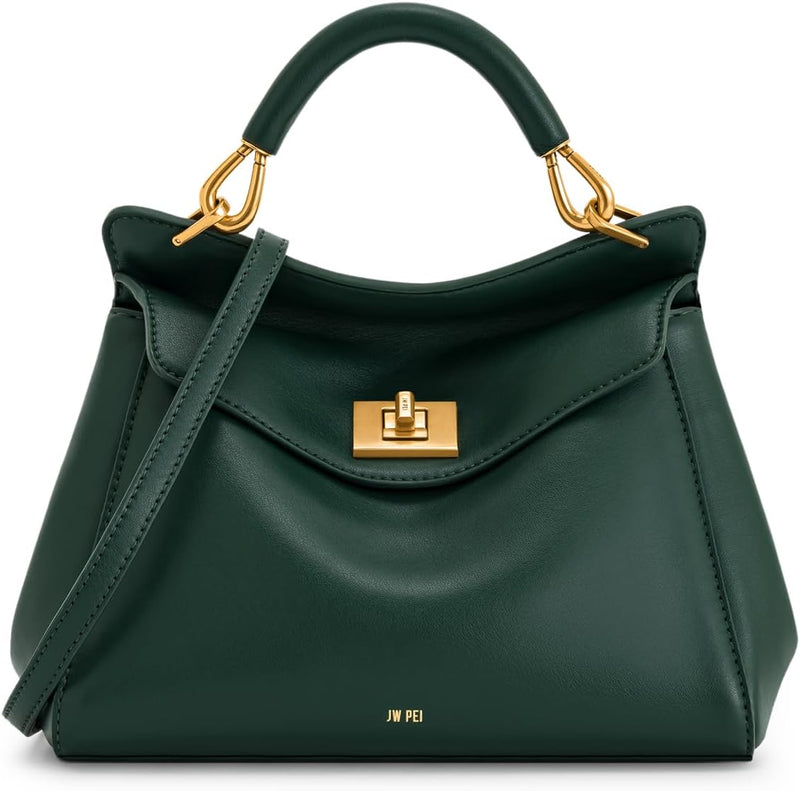 Women's Lucia Classic Top Handbag - Dark Green