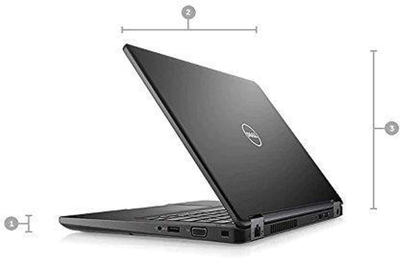 Dell (Refurbished) Latitude 5480 Laptop, 14 Inch HD Anti-Glare Non-Touch Display, Intel Core 7th Generation i5-7300U, 8 GB DDR4, 256 GB SSD, Windows 10 Pro