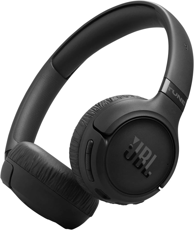 JBL Tune 720BT Wireless Over-Ear Headphones, Pure Bass Sound, Bluetooth 5.3, 76H Battery, Hands-Free Call, Multi-Point Connection, Foldable, Detachable Audio Cable - Black, JBLT720BTBLK - Tune 680 NC Black