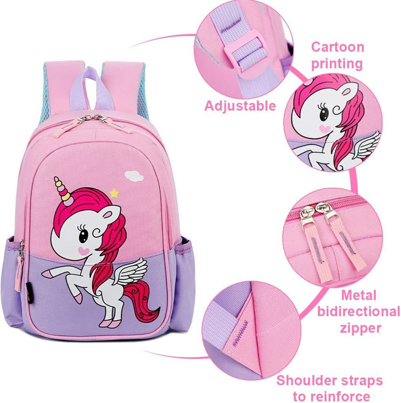 Unicorn Backpack for Kids, Backpack for Toddler Backpack Mini Unicorn Backpack for Little Girls Kindergarten Preschool Backpack Bookbag Baby Small Travel Backpack