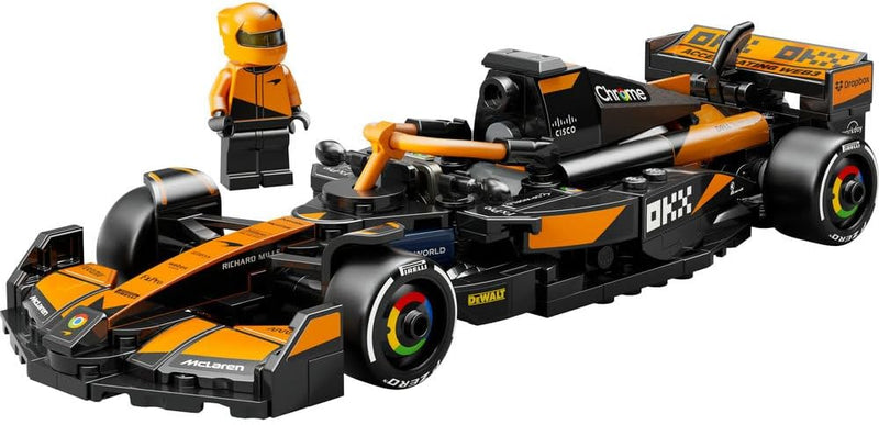 Speed Champions McLaren F1 Team MCL38 Race Car Toy with a Collectible Formula 1 Driver Minifigure - Model Kits for 10+ Year Old Boys & Girls or Adult Motorsport Fans 77251