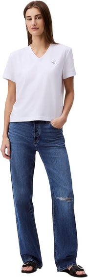 womens Archive Logo V-neck T-shirt Archive Logo V-neck T-shirt (pack of 1) - Brilliant White
