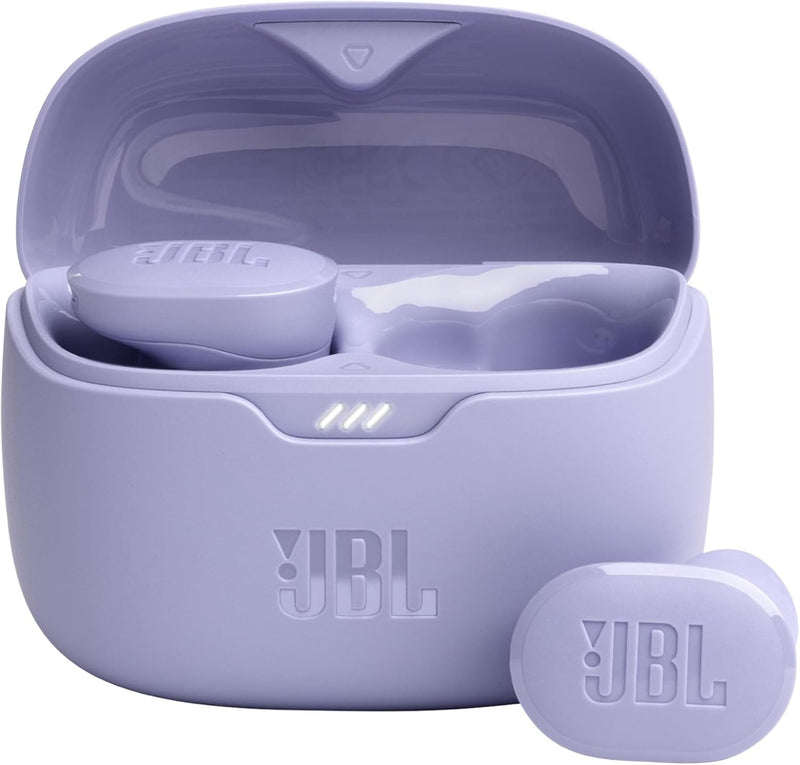 JBL Tune Buds True Wireless Noise Cancellling Earbuds, Pure Bass Sound, Bluetooth 5.3, LE Audio Support, Smart Ambient, 4-Mic Technology, 48H Battery, Water and Dust Resistant - White, JBLTBUDSWHT