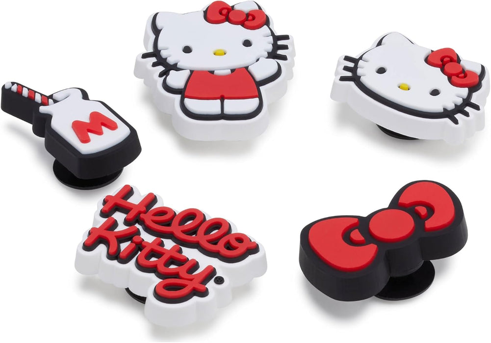 Crocs Unisex Shoe Pack of 5 | Personalize with Jibbitz for Shoe Charm, Hello Kitty
