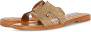 Hadyn Womens Sandal - Bronze Rhinestone