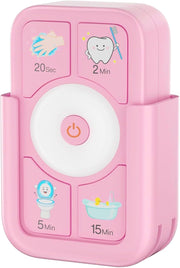Kids Timer for Tooth Brushing, Washing, Toilet & Shower Pink - Pink