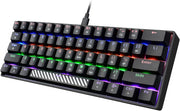 Alpha Pack 3-in-1 Gaming Bundle Keyboard, 65g Lightweight Mouse & Mousepad - Black