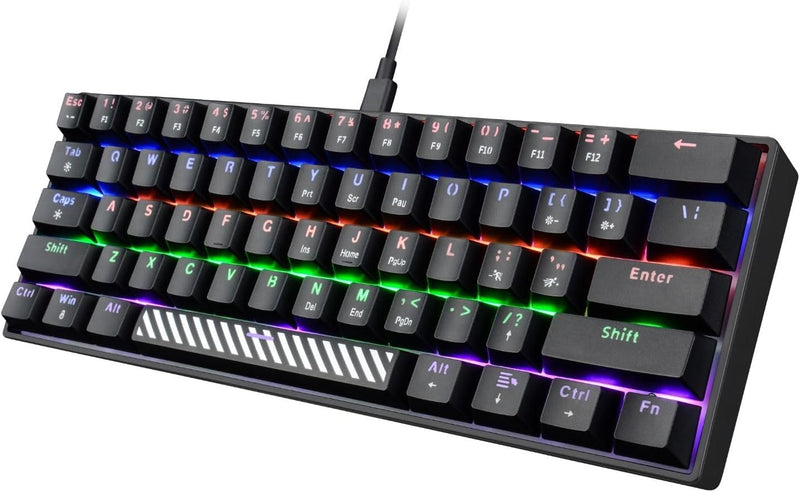 Alpha Pack 3-in-1 Gaming Bundle Keyboard, 65g Lightweight Mouse & Mousepad - Black