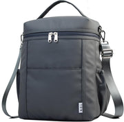 Insulated Lunch Bags for Women Cooler Bag Lightweight Nylon Waterproof Lunch Box For Work - Large (12 Liters) Dark Gray