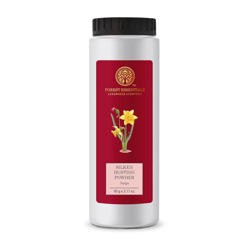 Forest Essentials Silken Dusting Powder, Nargis, 100g