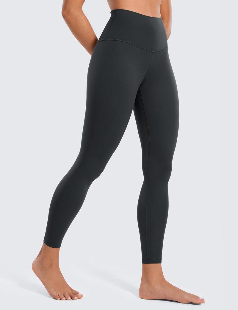 CRZ YOGA Women's Butter Luxe Leggings 25 Inches - High Waisted Buttery Soft Comfort Lounge Leggings